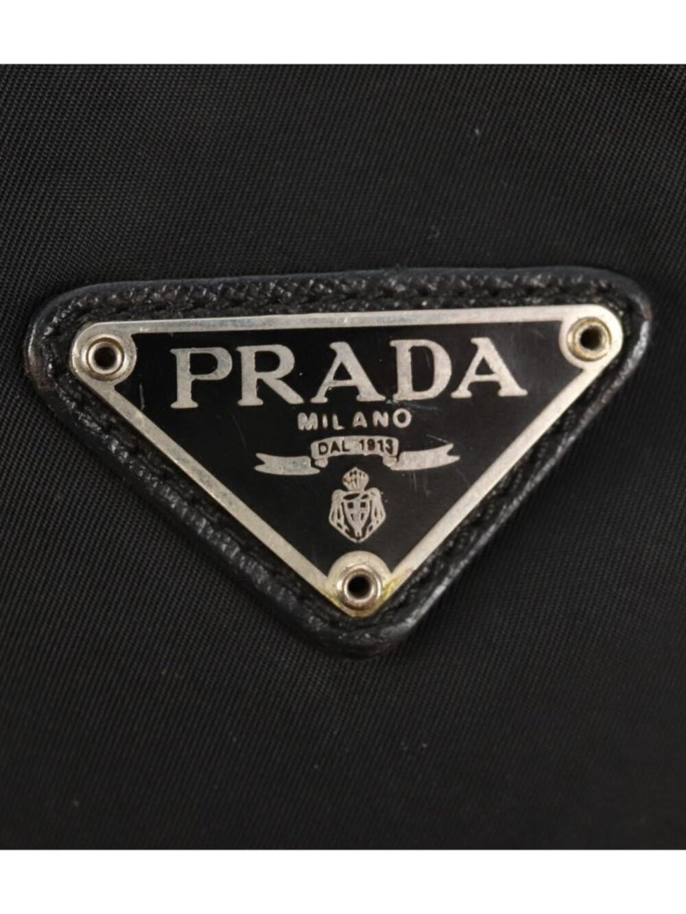 PRADA Backpack Nylon Black Silver - Picture 12 of 16